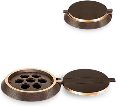 [ST-SK-53262] Bronzový kvetináčový krúžok na náhrobok, Ø 13 cm