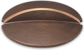 [ST-SK-53286] Bronzová krytka na vázu na náhrobok, Ø 6,5–8,7 cm