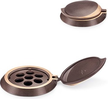 [ST-SK-53300] Bronzový kvetináčový krúžok na náhrobok, Ø 13 cm