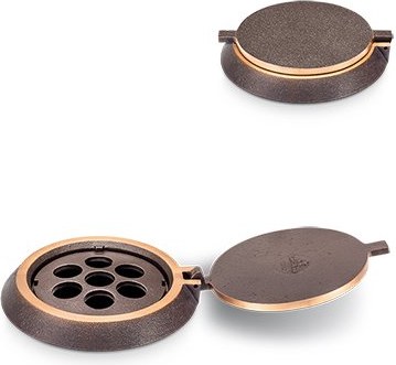 [ST-SK-53303] Bronzový kvetináčový krúžok na náhrobok, Ø 13 cm