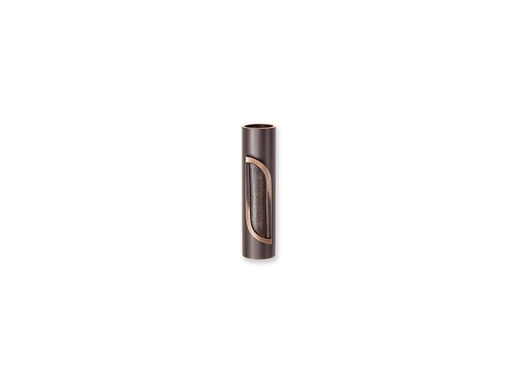 Wandvase für Grabmal, Bronze, Höhe 13 cm