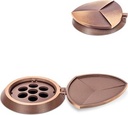 Bronzový květináčový kroužek na náhrobek, 13×14 cm