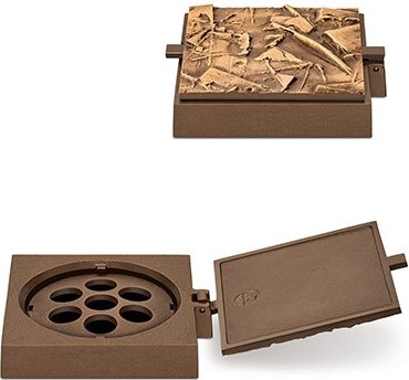 [ST-SK-53345] Bronze-Ring für Grabvase, 3×11×13 cm