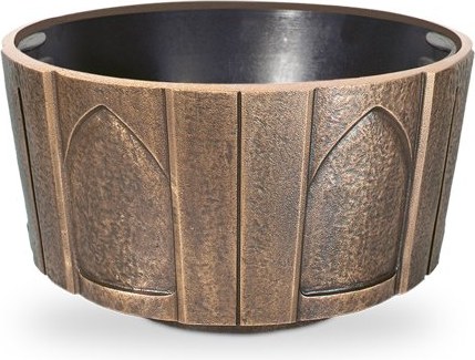 [ST-SK-54038] Bronzová dekoračná misa na náhrobok, výška 19 cm, priemer 34 cm