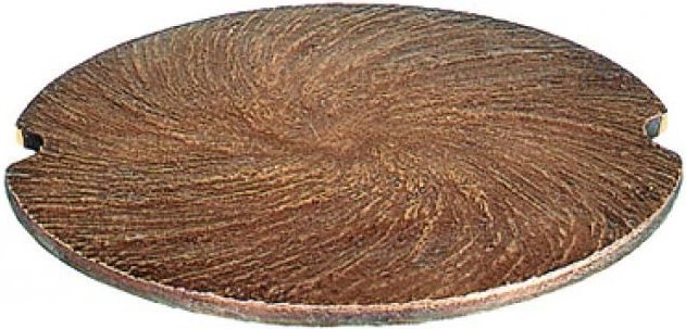 Bronze-Abdeckplatte für Blumentopf, Ø 13 cm