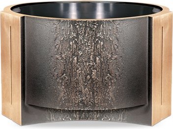 [ST-SK-54088] Bronzová dekoračná misa na náhrobok, výška 19 cm, priemer 31 cm