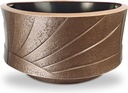 Bronze-Grabschale, Höhe 17 cm, Ø 31 cm