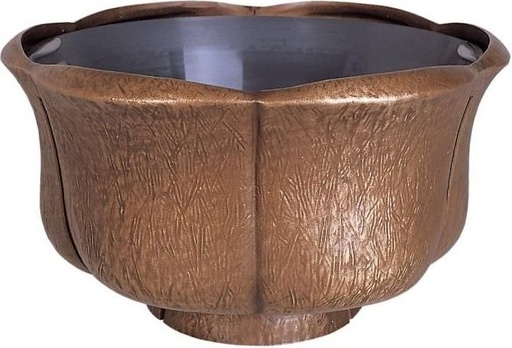 [ST-SK-54940] Bronze-Schale für Grabmal, Höhe 18–21 cm