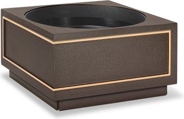 [ST-SK-55002] Bronze-Schale für Grabmal, 22×22×12 cm