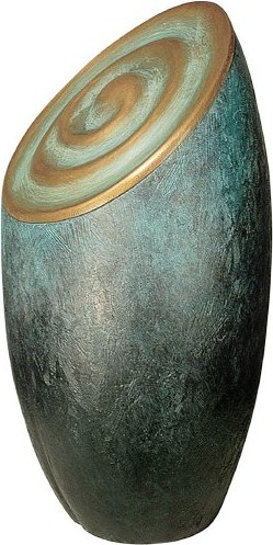 Bronze Sichturne für Grabmal, 39×20×20 cm