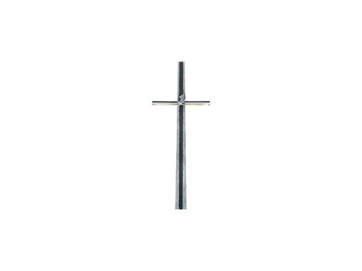[ST-SK-60169] Náhrobní kříž s krystalem, bronz, 92×36 cm