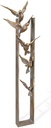 Bronze-Statue fliegende Vögel für Grabmal, 103×26 cm