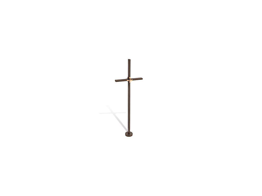 Náhrobní kříž z bronzu, 60×20 cm nebo 90×30 cm