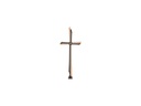 Grabkreuz freistehend, Bronze, 61×24,5 cm
