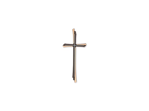 [ST-SK-61121] Náhrobní kříž na desku, bronz, 30–60 cm