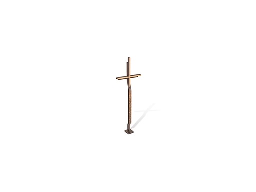 [ST-SK-62202] Grabkreuz aus Bronze, 61×21,5 cm oder 91×32,5 cm