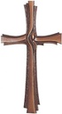Bronzový náhrobný kríž na dosku, 40–60 cm