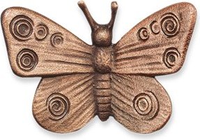 Bronzový motýľ na náhrobok, 4×6 cm