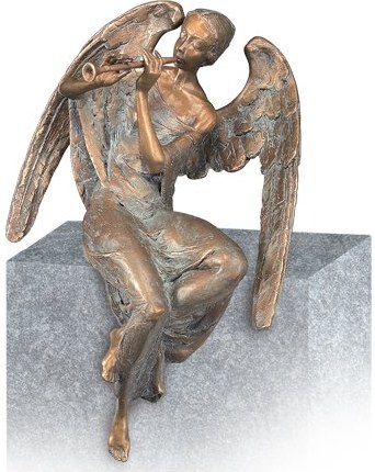 Bronzový anjel na náhrobok, 16–58 cm