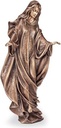 Bronze Madonna für Grabmal, 48×22×15 cm