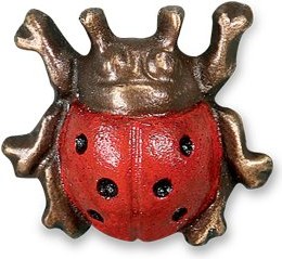[ST-SK-85416] Bronzová lienka na detský náhrobok, 3×3 cm