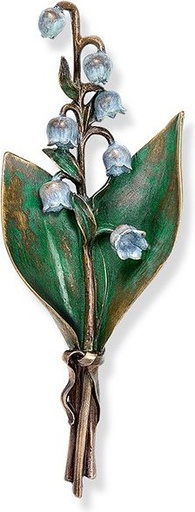 [ST-SK-85483] Bronze-Maiglöckchen für Grabmal, 21×8 cm