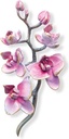 Bronze Orchidee für Grabmal, 15×7 cm