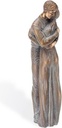 Bronzová socha Objatie na náhrobok, 12×3,5×3,5 cm alebo 18×5×5 cm