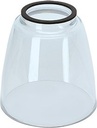 Náhrobný lampáš sklenený, výška 11 cm