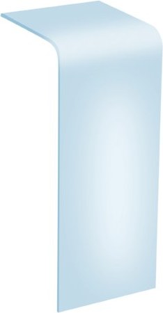 Náhrobný lampáš - Náhradné sklo, 15,20 × 6,40 cm