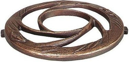 [ST-SK-93054] Bronzový rozdeľovač kvetín na náhrobok, Ø 15 cm