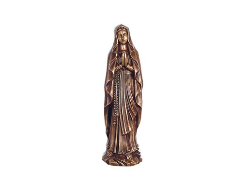 [ST-SK-95090] Bronzová Madona na náhrobek, 31×9 cm