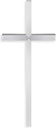 Grabkreuz aus rostfreiem Edelstahl, 20×8 cm oder 40×16 cm