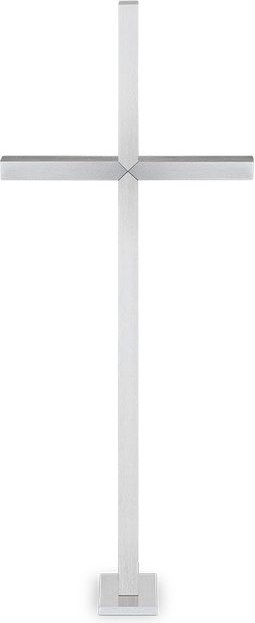 Náhrobní kříž z nerezové oceli, 61×23 cm nebo 91×28 cm