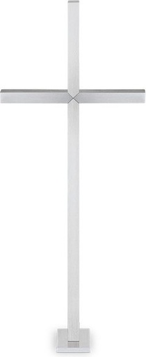 [ST-SK-KREUZ17] Grabkreuz aus Edelstahl, 61×23 cm oder 91×28 cm
