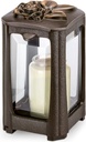 Náhrobný lampáš z bronzu, 18–25 cm