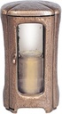 Bronzový lucerna na náhrobek, 23×13×13 cm nebo 27×15×15 cm