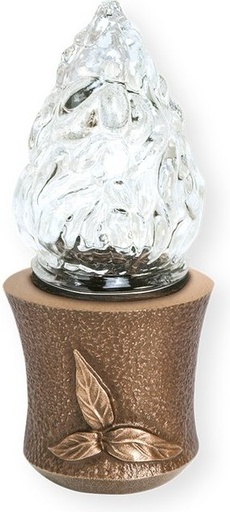 [ST-SK-LAT26] Grablampe auf Batterien, Bronze, Höhe 14–19 cm