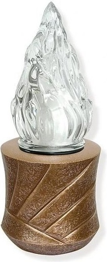 [ST-SK-LAT27] Grablampe auf Batterien, Bronze, Höhe 14–19 cm