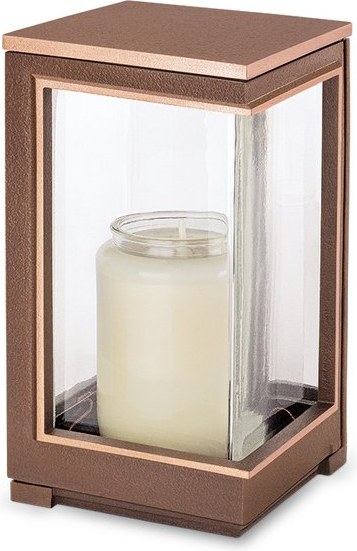Náhrobný lampáš z bronzu, 18,5–28 cm