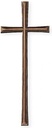 Náhrobný kríž Rustikal z bronzu, 12–60 cm