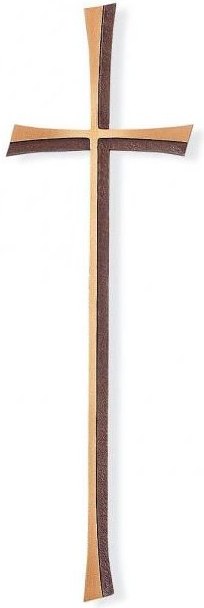 Náhrobní kříž Kontur z bronzu, 8–80 cm