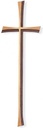 Náhrobní kříž Kontur z bronzu, 8–80 cm