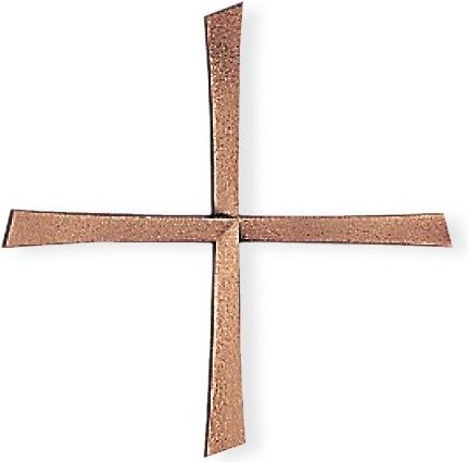 [ST-SK-SCHRKR023] Náhrobní kříž Revant, rovnoramenný, 12×12 cm