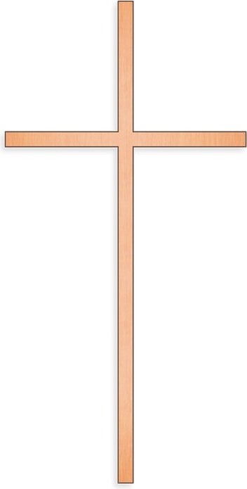 Náhrobní kříž s nápisem Gericke, bronz, 10–45 cm