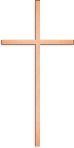 [ST-SK-SCHRKR052] Náhrobní kříž s nápisem Gericke, bronz, 10–45 cm