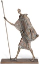 Bronzová socha Pútnik na náhrobok, 29×18 cm