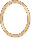 Fotorámek těžký blok na náhrobek, bronz, 9,5–16,5 cm