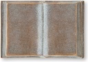 Bronzová kniha na náhrobek, 4×6 cm nebo 7×10 cm