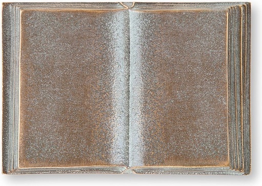 [ST-SK-SYM41] Bronzová kniha na náhrobek, 4×6 cm nebo 7×10 cm